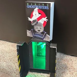 Ghostbusters box and book.